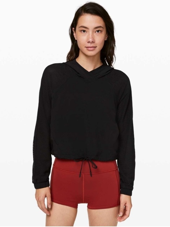 lululemon athletica Tops - Lululemon Catch a Breeze Pullover Black Size 6